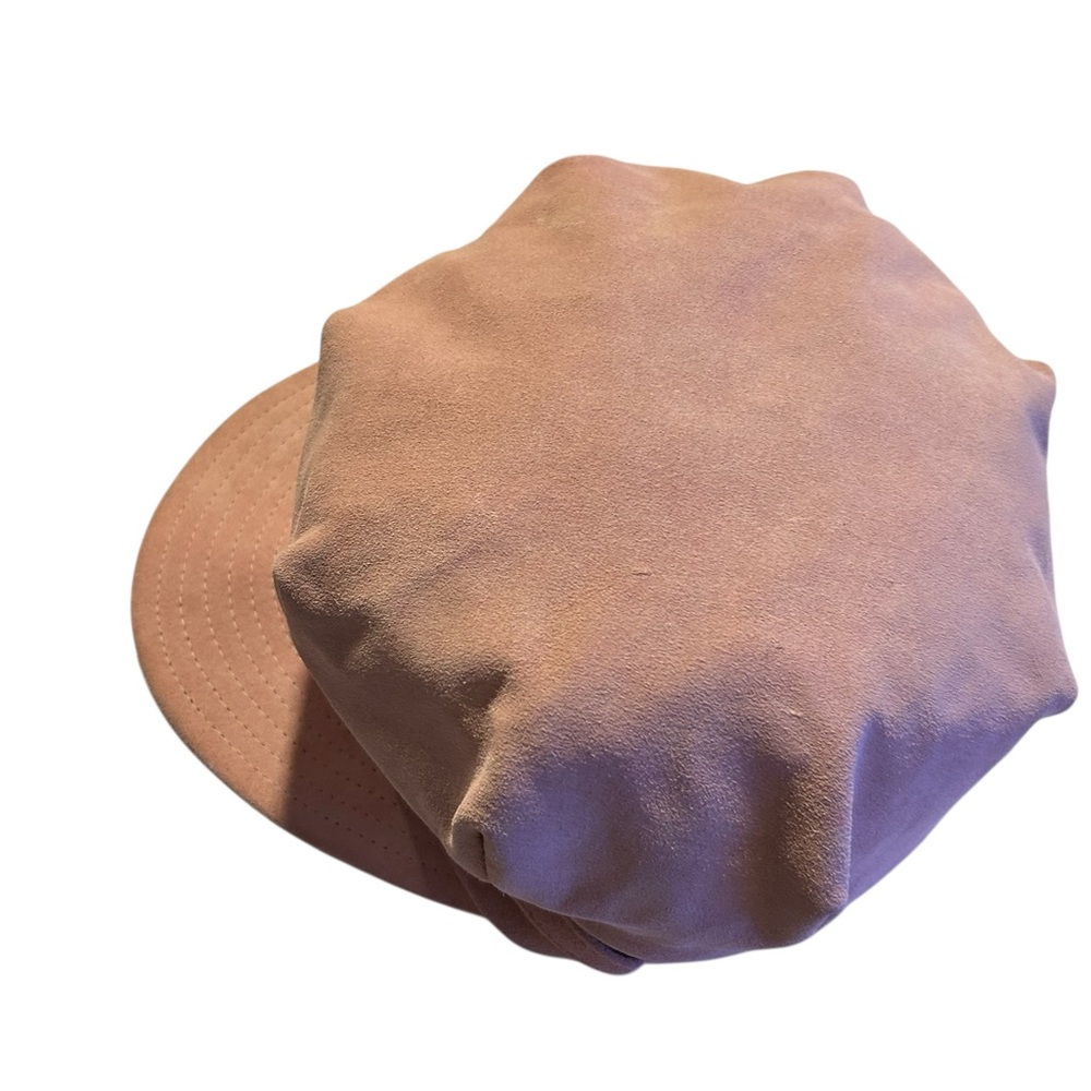 KOKIN Women’ Packable Pink Suede Newsboy Hat | Vintage - Picture 4 of 7